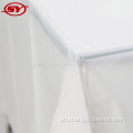 Tablecloth branco personalizado de PEVA